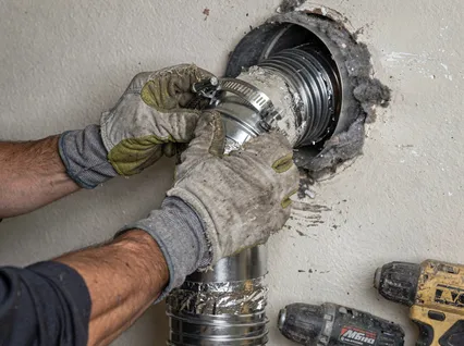 Dryer Vent Hose Installation in Smithfield