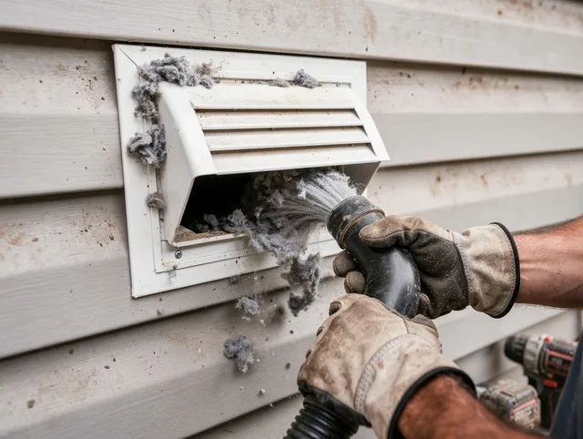 Professional dryer vent cleaning by Smithfield Dryer Vent Cleaning in Smithfield