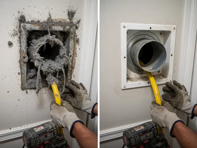Expert gas dryer vent cleaning by Smithfield Dryer Vent Cleaning in Smithfield